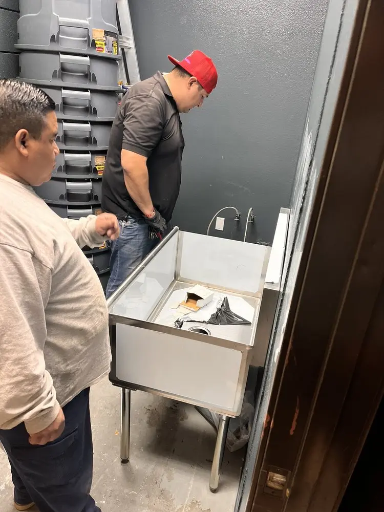 Commercial plumbing and sink installation in Summit Hill