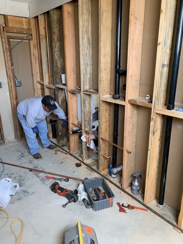 Commercial rough-in plumbing for Commercial Plumbing in Summit Hill